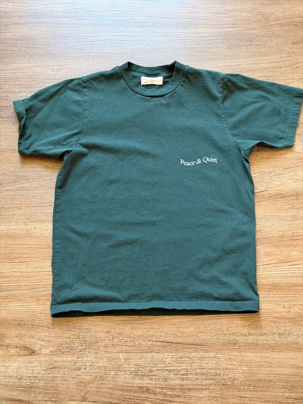 Museum of Peace & Quiet Short-Sleeve Crewneck T-Shirt - Dark Green